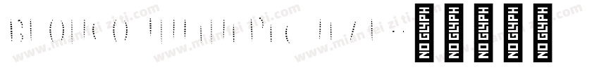 Bronco InLineRegular字体转换